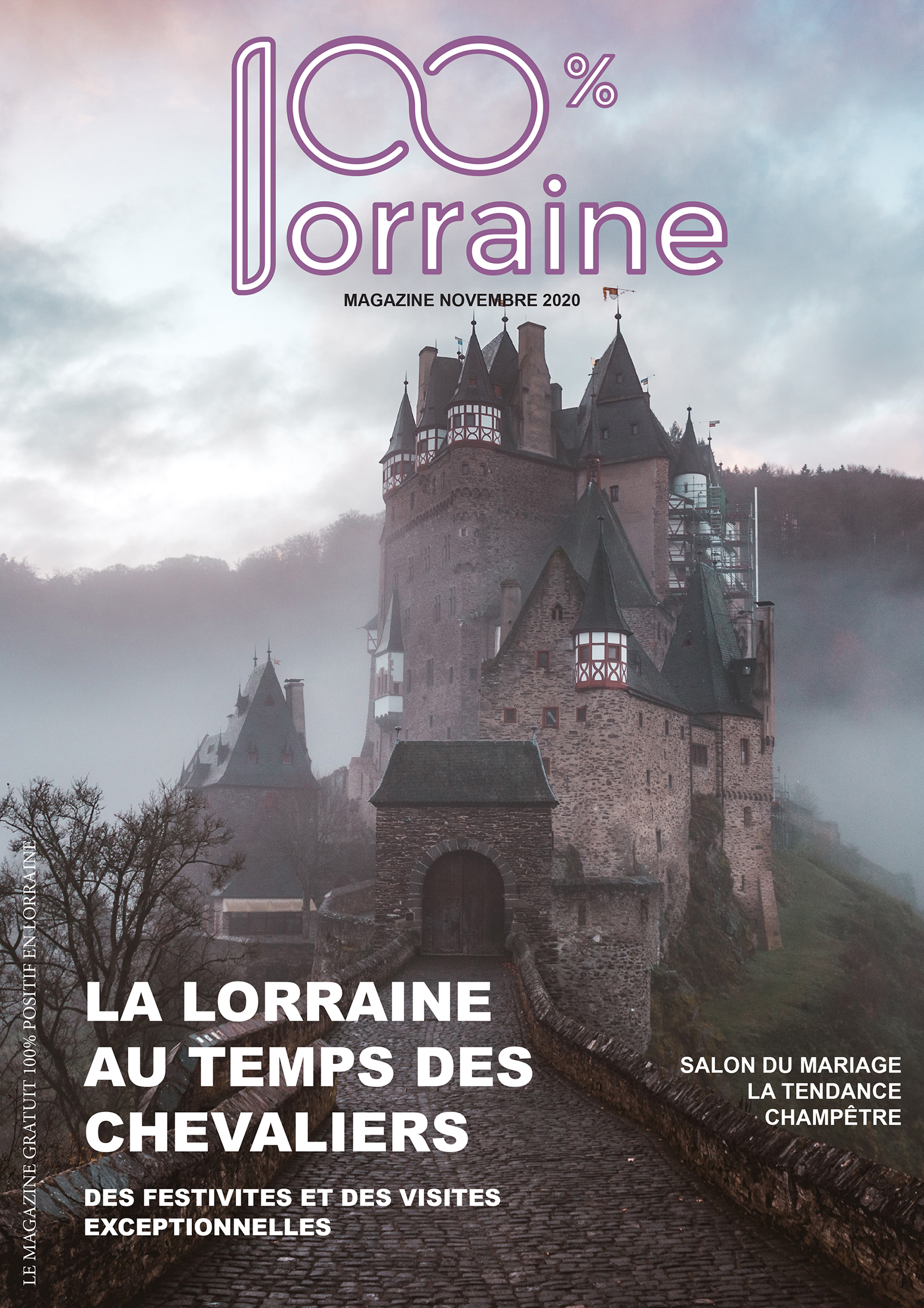 Mise en page d'une couverture de magazine et création d'un logo